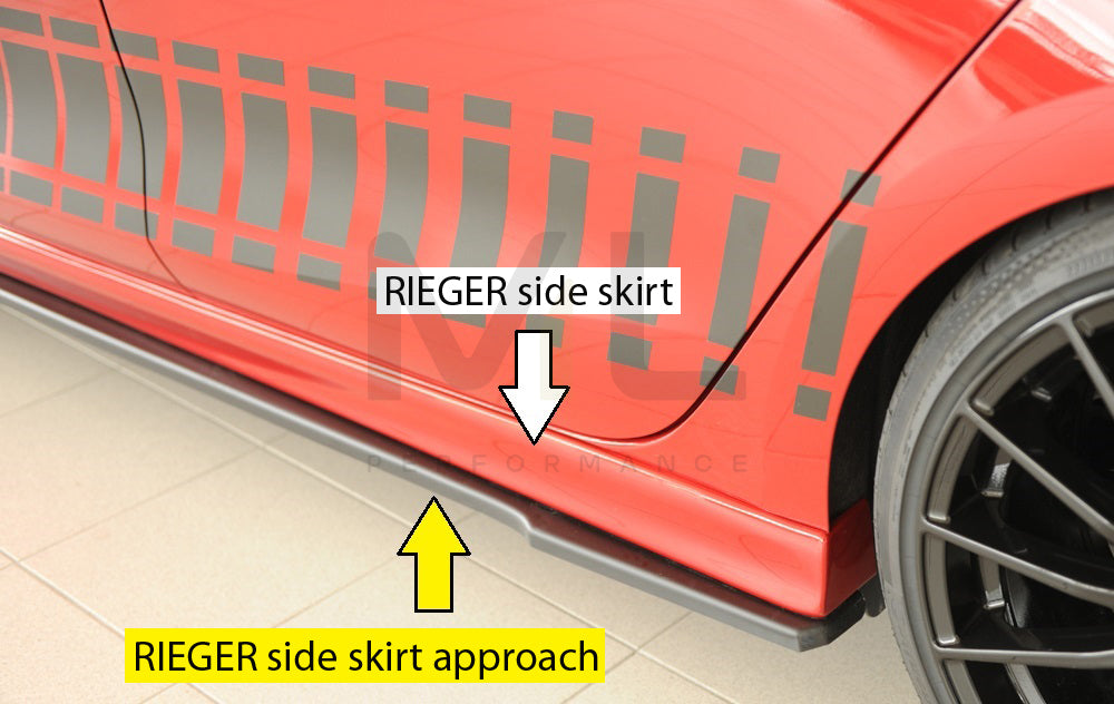 Rieger 00027053 SEAT Leon KL Side Skirt Splitter 4 | Duco Car Parts UK Car Parts