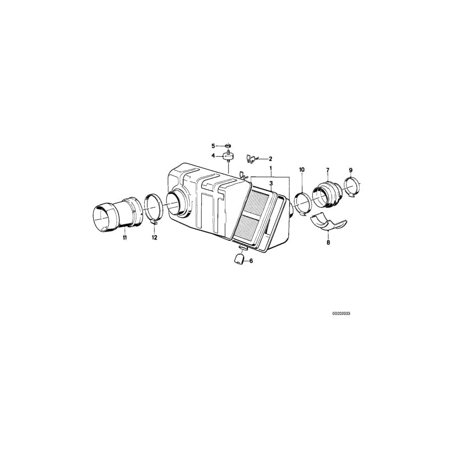 Genuine BMW 13712243125 E30 E28 Covering Cap (Inc. 324td & 524td) | Duco Car Parts UK Car Parts