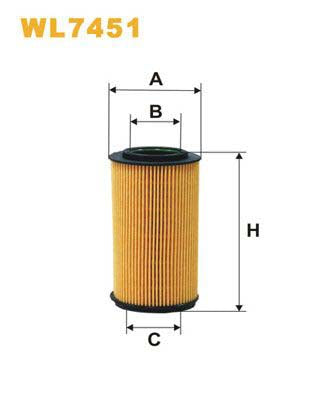 WIX Filters WL7451 Oil Filter