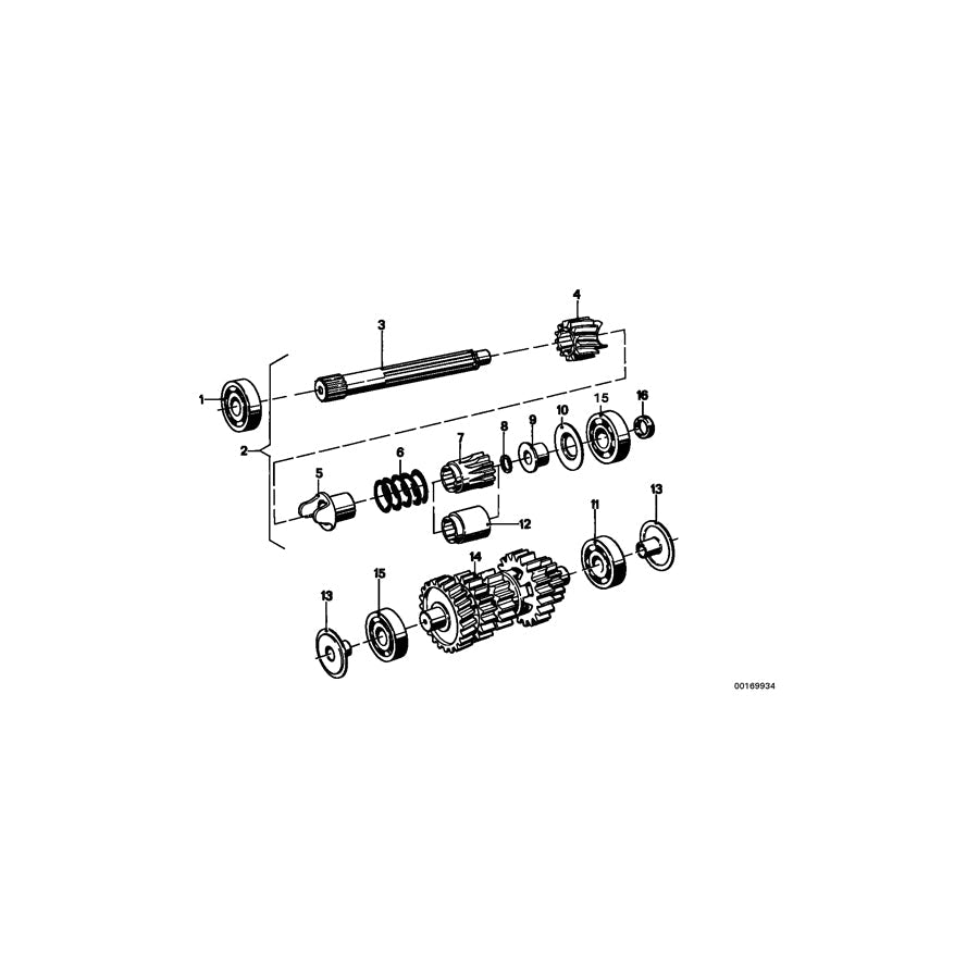 Genuine BMW 23212302327 Drive Shaft D=20MM (Inc. R45/N, R 80 G/S & R45T/N) | Duco Car Parts UK