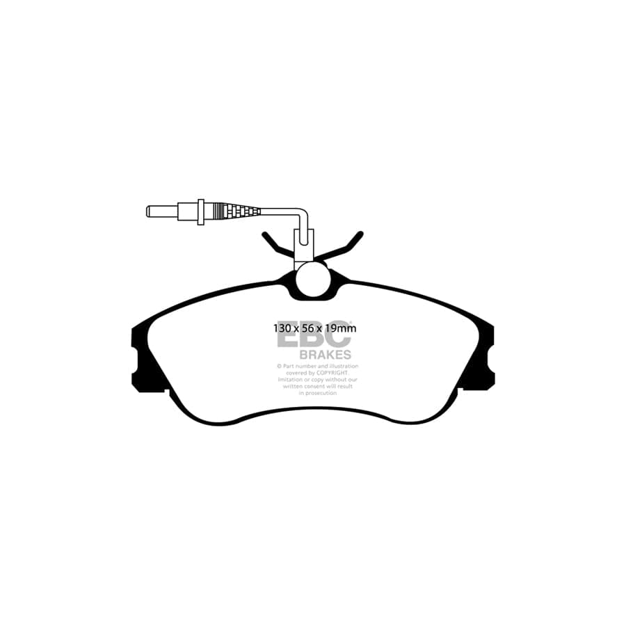 EBC PDKF512 Citroen Peugeot Ultimax Front Brake Pad & Plain Disc Kit (Inc. Berlingo & Partner Combi) 2 | Duco Car Parts UK Car Parts