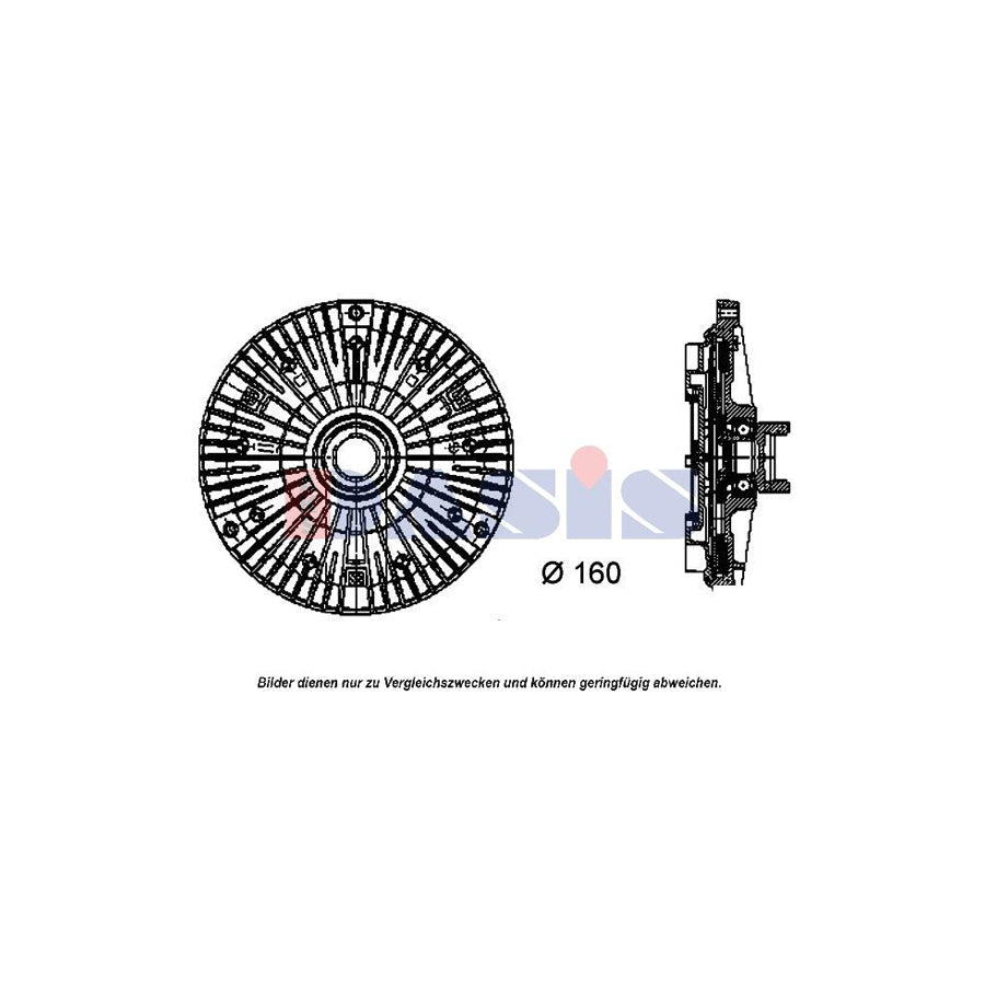AKS Dasis 058013N Fan Clutch | Duco Car Parts UK