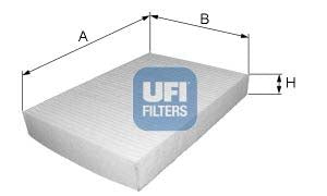 UFI 53.025.00 Pollen Filter For Lancia Kappa Saloon (838)