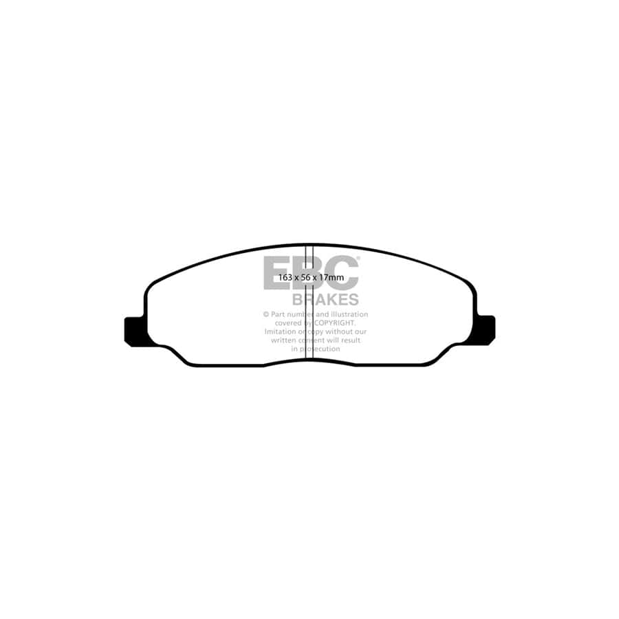 EBC PD19KF669 Ford Mustang Bluestuff Front Brake Pad & BSD Disc Kit 2 | Duco Car Parts UK Car Parts