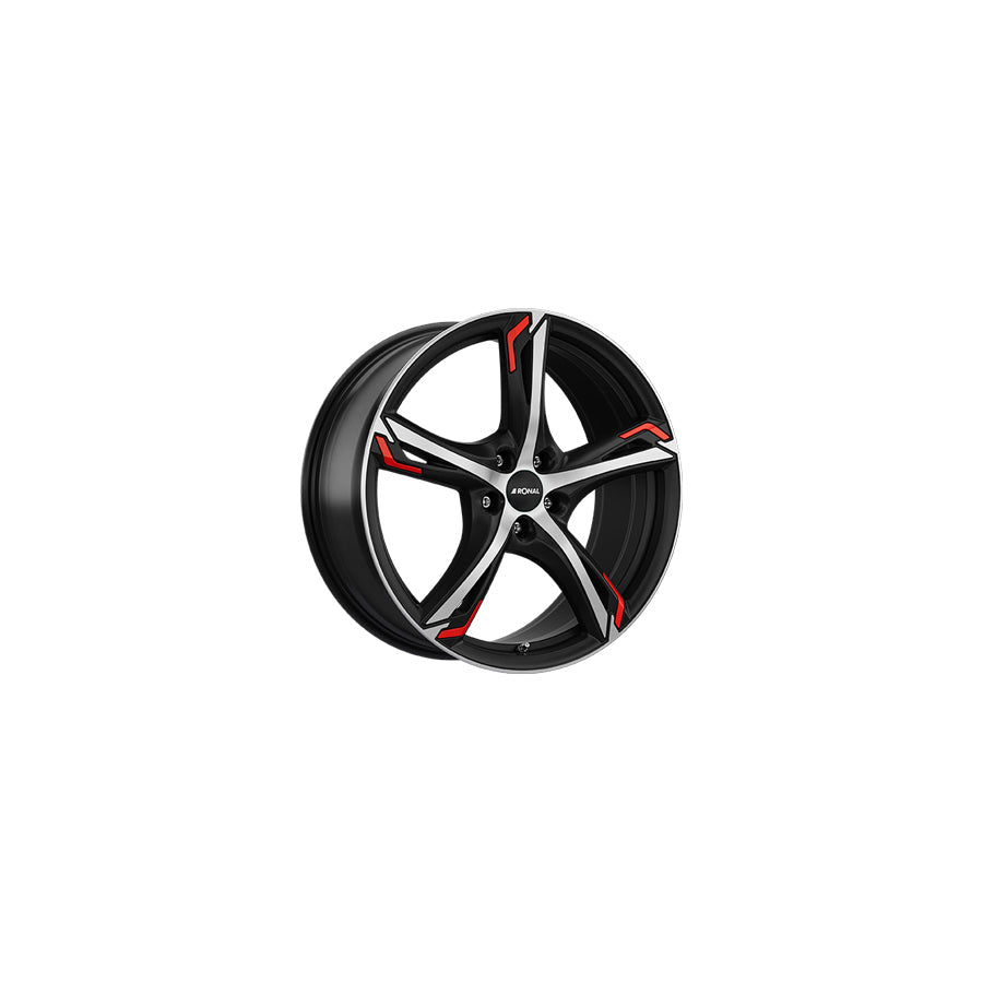 Ronal R62 Red 8x19 ET40 62R9805.08X/RED Jetblack-Matt-Diamond Cut Red Wheel | Duco Car Parts UK Car Parts