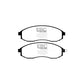 EBC PDKF1348 Mitsubishi L 200 96-06 Ultimax Front Brake Pad & Plain Disc Kit 2 | Duco Car Parts UK Car Parts