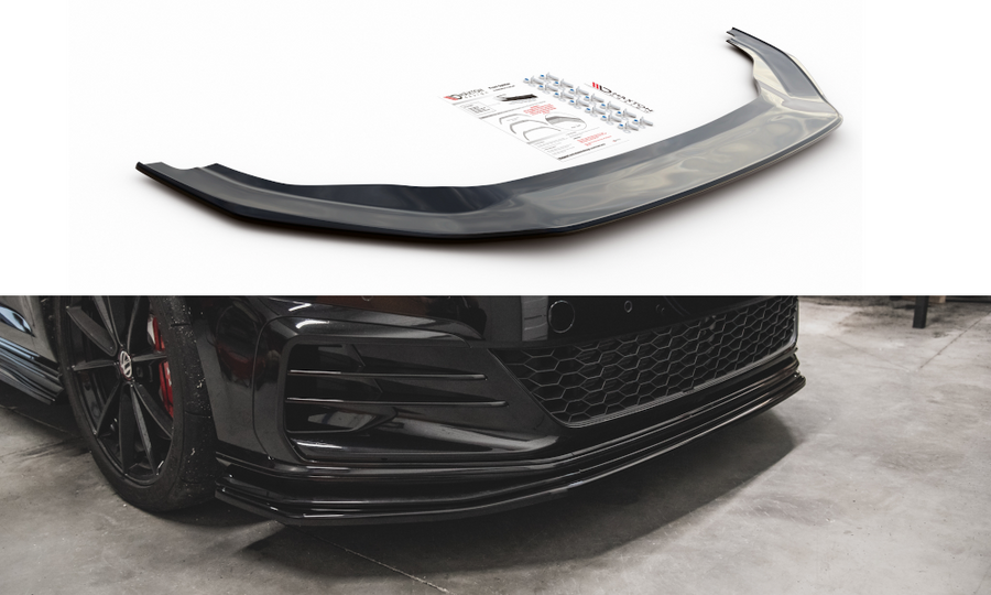 Maxton Design VW-GO-7F-GTI-TCR-FD1T Front Splitter Volkswagen Golf GTI TCR MK7.5 | Duco Car Parts UK Car Parts