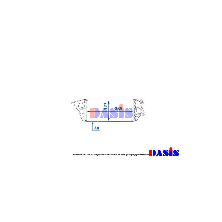 AKS Dasis 058018N Intercooler For Mini Hatchback (R50, R53) | Duco Car Parts UK