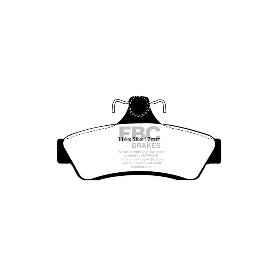 EBC PD12KR115 Holden Redstuff Rear Brake Pad & GD Disc Kit (Inc. Commodore VZ & Monaro) 2 | Duco Car Parts UK Car Parts