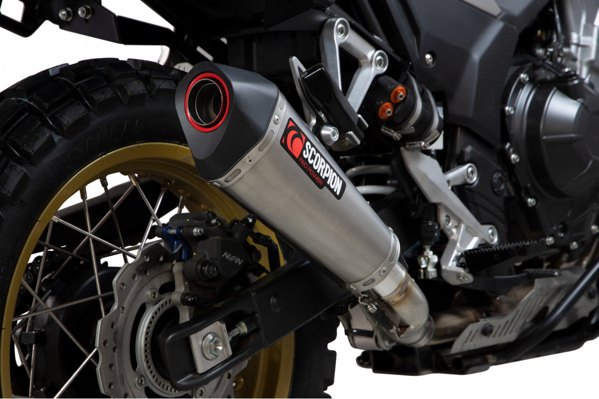 Scorpion RHA189TEO Honda CB500 X Serket Taper Slip-On  - Titanium Sleeve | Duco Car Parts UK UK
