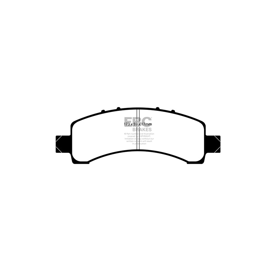 EBC PD13KR125 Cadillac Chevrolet Gmc Yellowstuff Rear Brake Pad & GD Disc Kit (Inc. Escalade, Avalanche & Tahoe) 2 | Duco Car Parts UK Car Parts