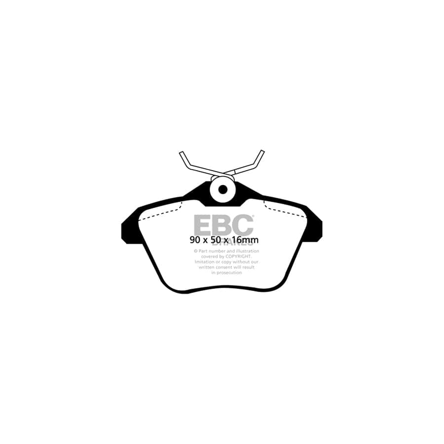 EBC PD40K1028 Lancia Kappa Ultimax Pad & Plain Disc Kit - Girling/TRW Caliper 3 | Duco Car Parts UK Car Parts