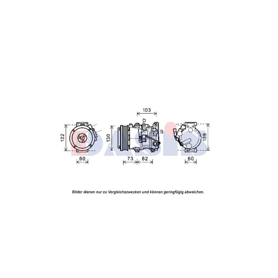 AKS Dasis 851992N Compressor, Air Conditioning For Lexus Rx II (Xu30) | Duco Car Parts UK