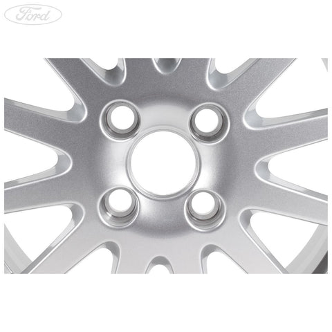 GENUINE FORD 1335239 FIESTA MK6 FUSION 16" ALLOY WHEEL 12 SPOKE SILVER 04-05 | Duco Car Parts UK