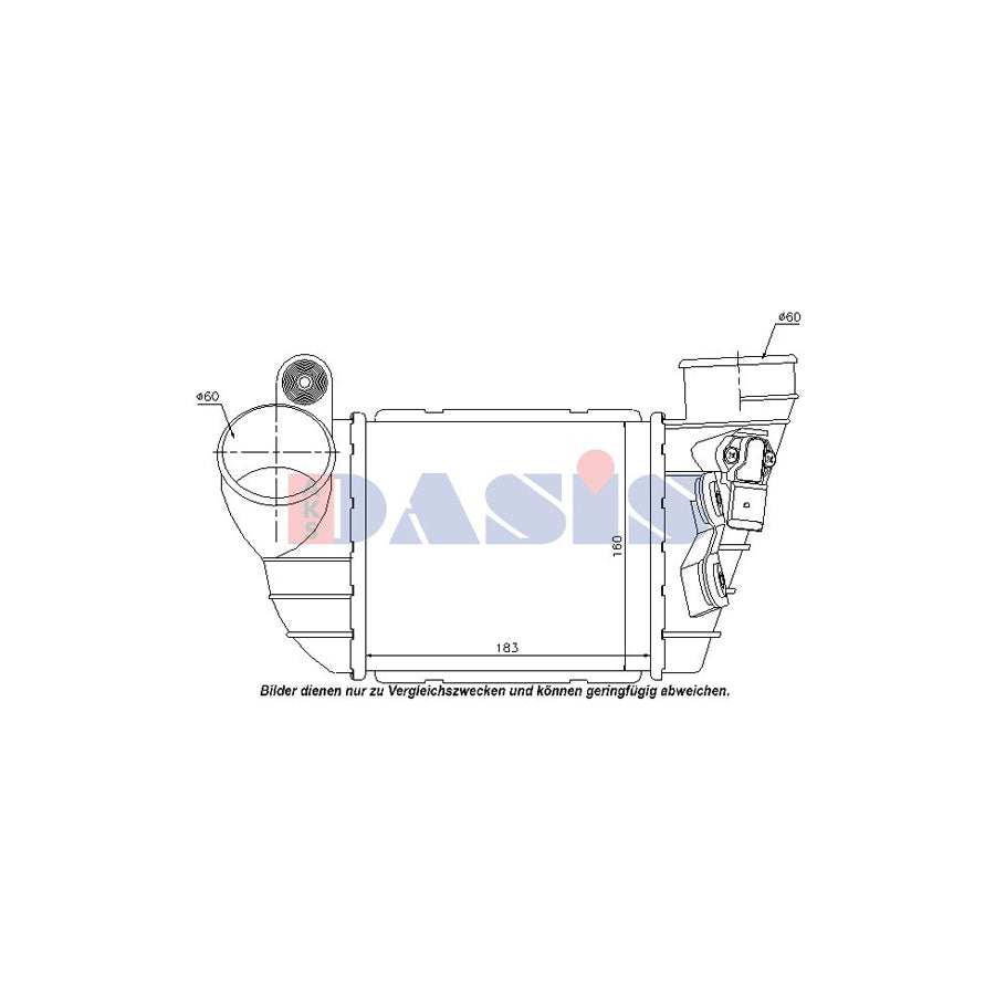 AKS Dasis 487120N Intercooler For Audi Tt | Duco Car Parts UK