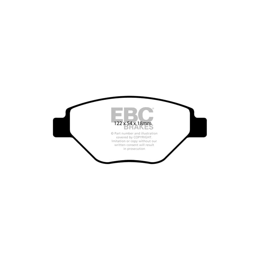 EBC PDKF1685 Renault Megane Mk2 Ultimax Front Brake Pad & Plain Disc Kit - Girling/TRW Caliper 2 | Duco Car Parts UK Car Parts