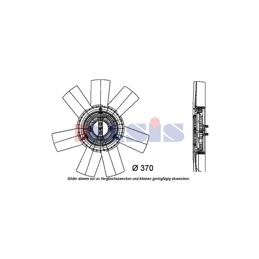 AKS Dasis 488001N Fan Clutch | Duco Car Parts UK