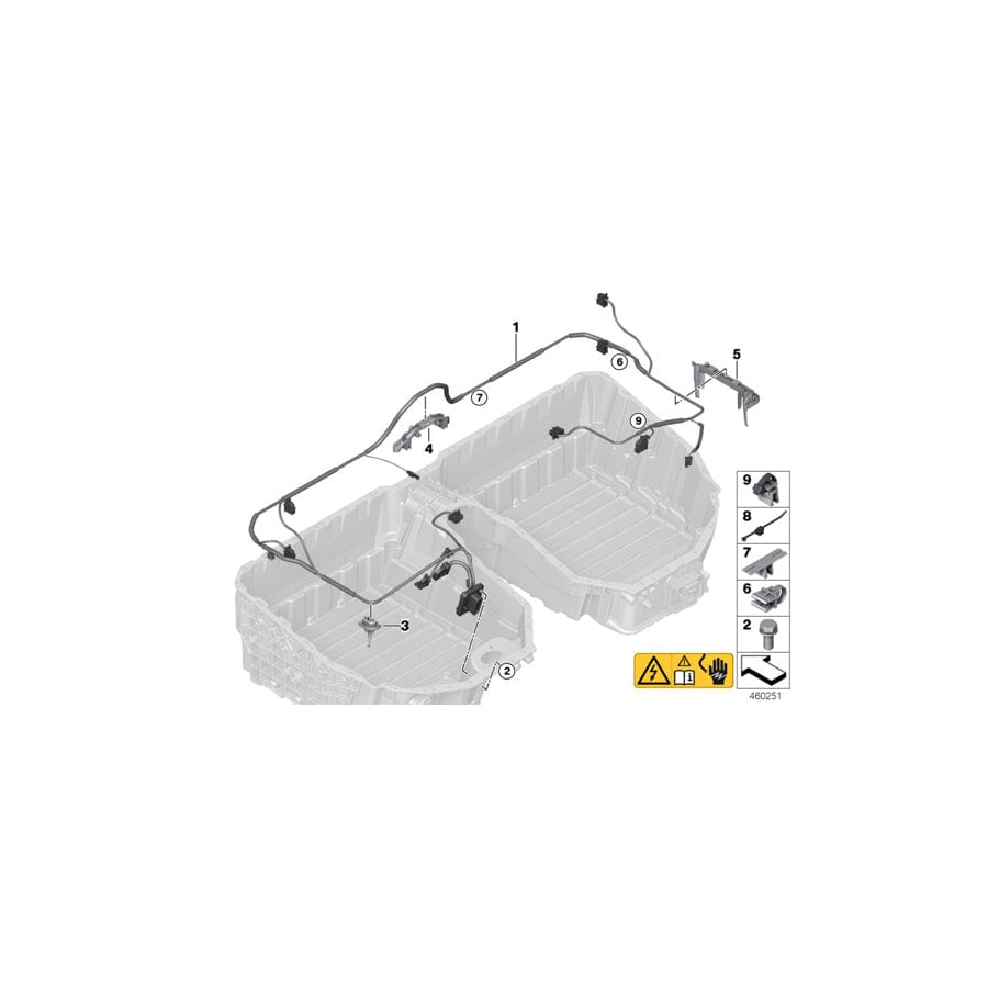 Genuine BMW 61278740602 G11 G30 G12 Csc/Communications Wiring Harness (Inc. 740Le, 740LeX & 740e) | Duco Car Parts UK Car Parts