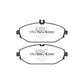 EBC PDKF2351 Mercedes-Benz W/S/C/A205 W/S213 A/C238 Ultimax Front Brake Pad & Plain Disc Kit - ATE/TRW Caliper 2 | Duco Car Parts UK Car Parts