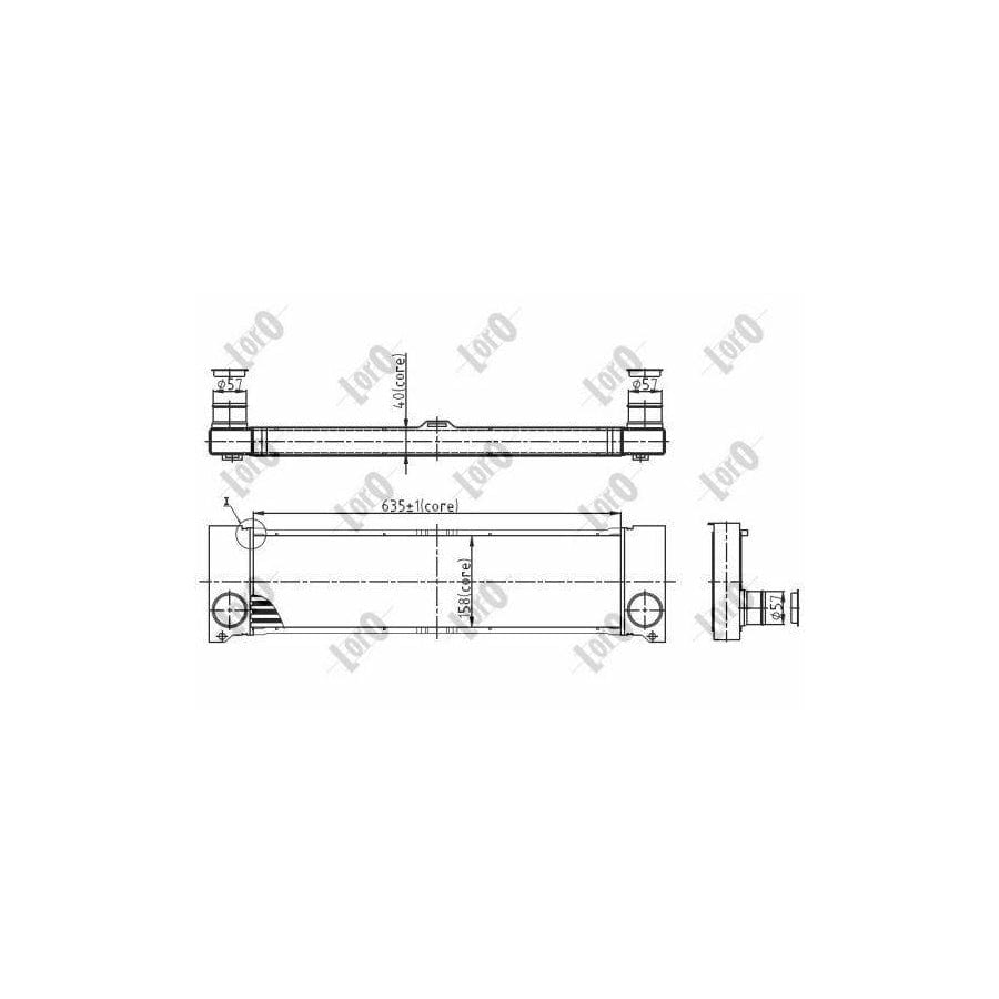 Abakus 0540180010 Intercooler | Duco Car Parts UK