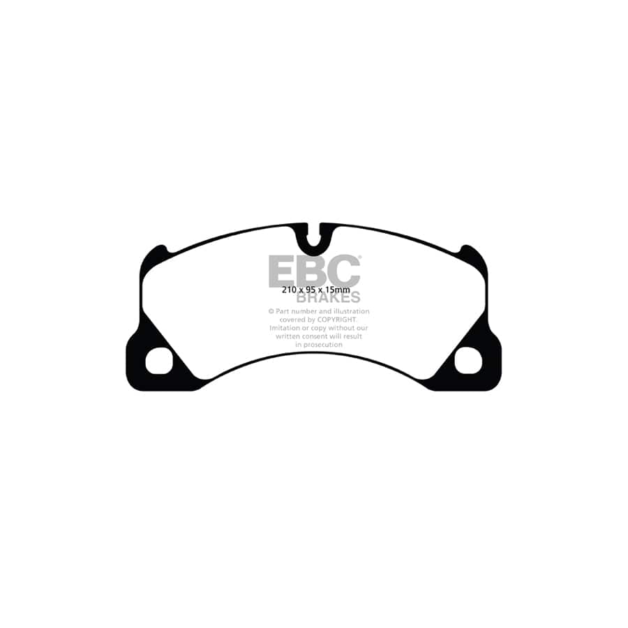 EBC PD03KF996 Porsche VW Cayenne Yellowstuff Front Brake Pad & Plain Disc Kit - Brembo Caliper 2 | Duco Car Parts UK Car Parts