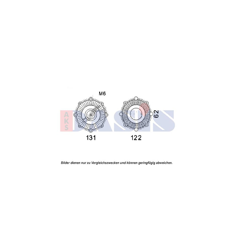 AKS Dasis 218040N Fan Clutch For Toyota Hiace | Duco Car Parts UK