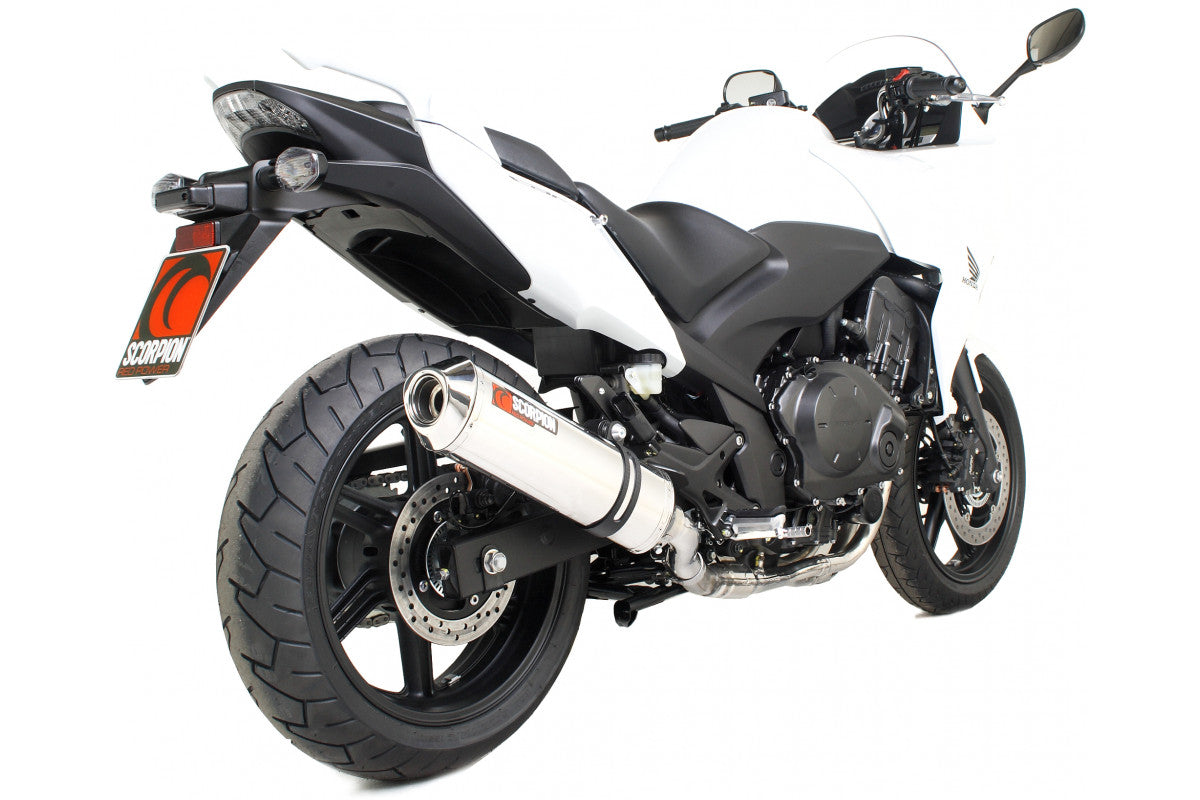 Scorpion EHA106SEO Honda CBF1000 Factory Oval Slip-On - Polished Stainless Steel Sleeve | Duco Car Parts UK UK