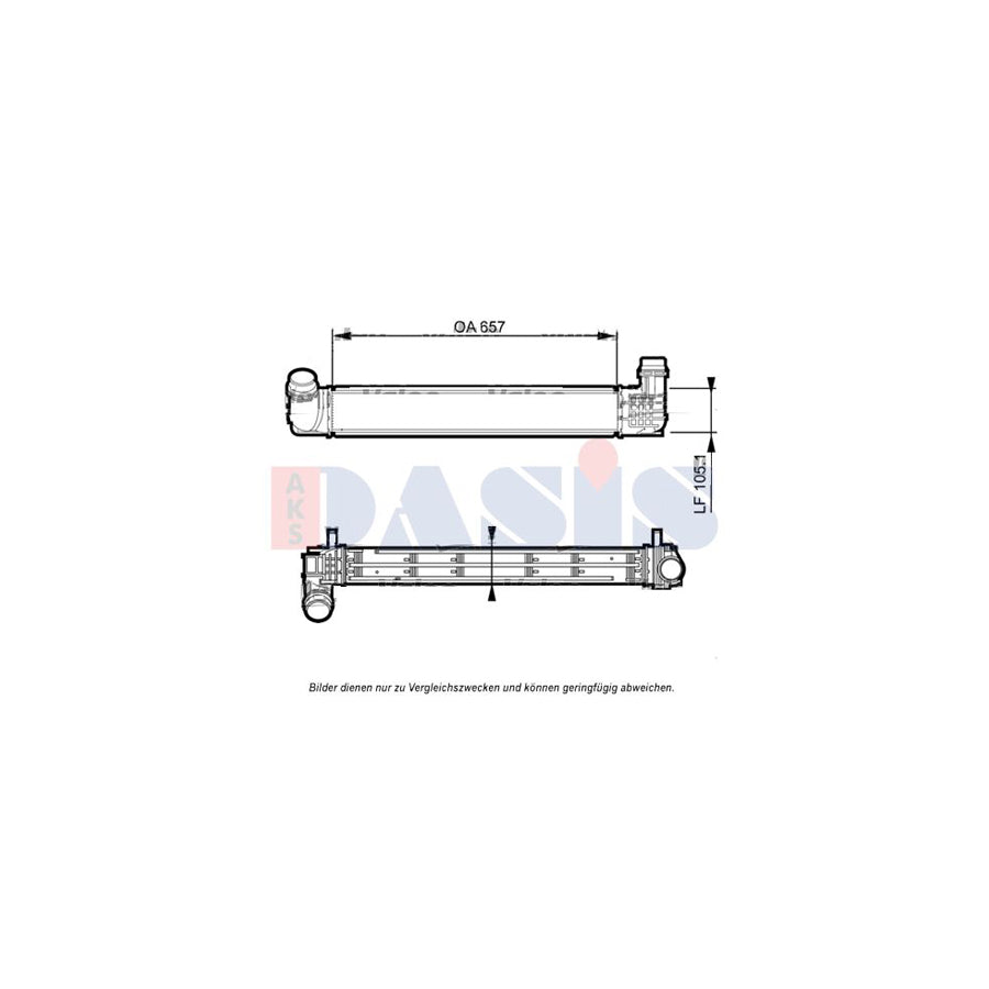 AKS Dasis 187039N Intercooler For Renault Megane | Duco Car Parts UK