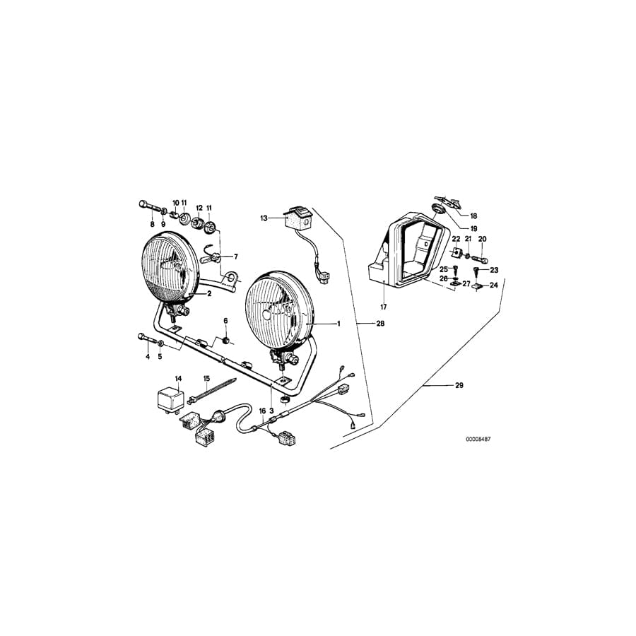 Genuine BMW 63171237600  Bow (Inc. R45/N, R45 & R65) | Duco Car Parts UK Car Parts