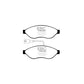 EBC PDKF521 Citroen Fiat Peugeot Ultimax Front Brake Pad & Plain Disc Kit - Brembo Caliper 2 | Duco Car Parts UK Car Parts