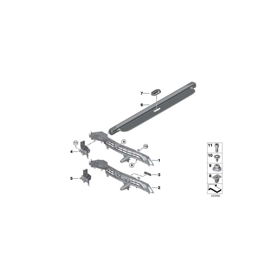 Genuine BMW 51477438268 G05 Support Right (Inc. X5 M50iX, X5 25dX & X5 40iX) | Duco Car Parts UK Car Parts