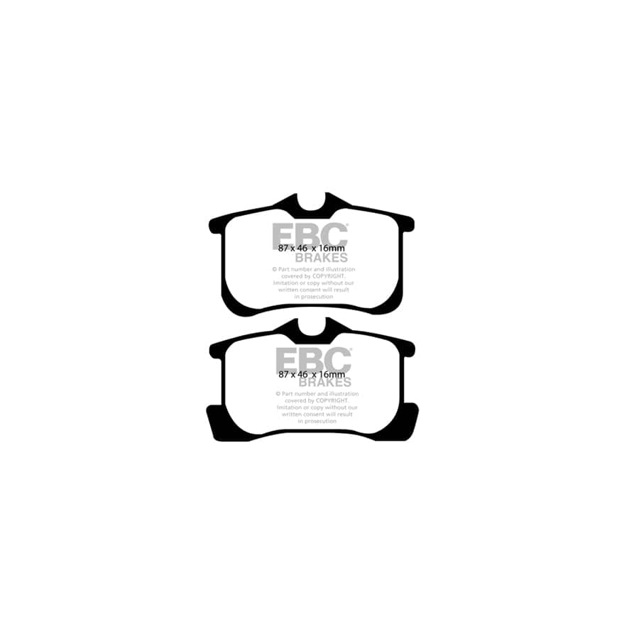 EBC PDKR857 Toyota Corolla Ultimax Rear Brake Pad & Plain Disc Kit 2 | Duco Car Parts UK Car Parts