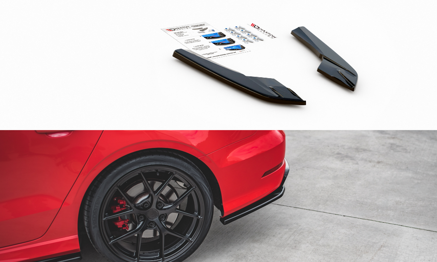 Maxton Design AU-S3-3-S-RSD1T Rear Side Splitters Audi S3 8V Sedan | Duco Car Parts UK Car Parts