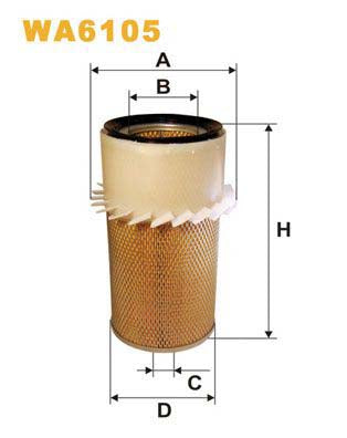 WIX Filters WA6105 Air Filter