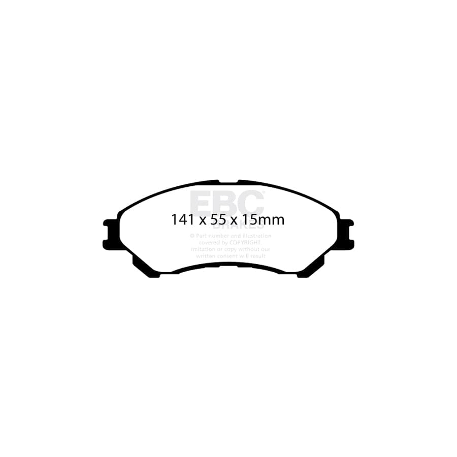 EBC PDKF2352 Suzuki Ultimax Front Brake Pad & Plain Disc Kit (Inc. SX4 S-Cross & Vitara) 2 | Duco Car Parts UK Car Parts