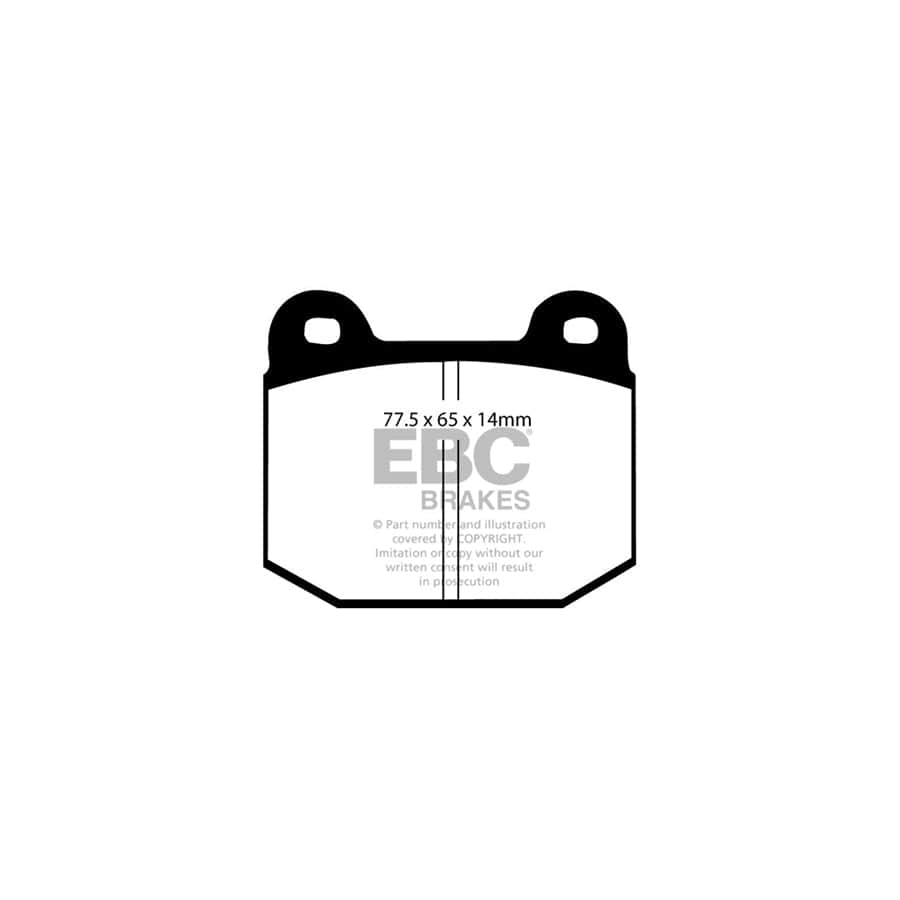 EBC PD19KF802 Lotus Bluestuff Front Brake Pad & BSD Disc Kit - Brembo Caliper (Inc. 340R, Elise, Exige) 2 | Duco Car Parts UK Car Parts