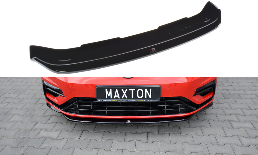 Maxton Design VW-GO-7F-R-FD5T Front Splitter V.5 Volkswagen Golf R / R-Line MK7.5 | Duco Car Parts UK Car Parts