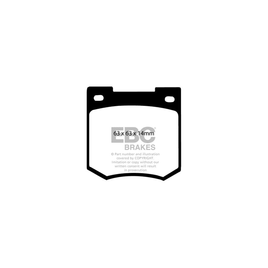 EBC PDKF1361 Morgan Plus 4 Ultimax Front Brake Pad & Plain Disc Kit 2 | Duco Car Parts UK Car Parts