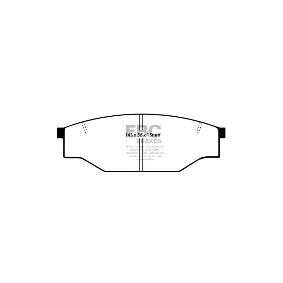 EBC PDKF2024 Toyota VW Ultimax Front Brake Pad & Plain Disc Kit (Inc. Dyna, Hi-Ace, Hi-Lux, Taro) 2 | Duco Car Parts UK Car Parts
