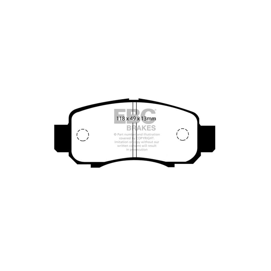 EBC PDKF892 Honda Insight Ultimax Front Brake Pad & Plain Disc Kit 2 | Duco Car Parts UK Car Parts