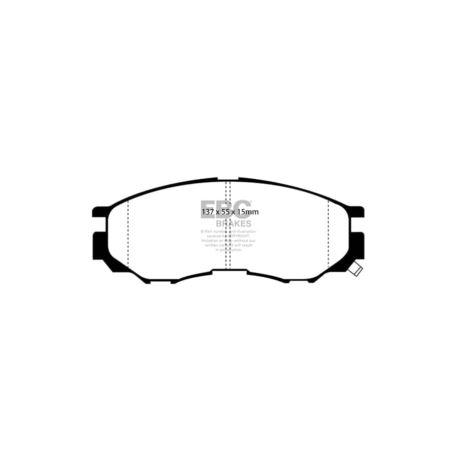 EBC PDKF1360 Mitsubishi L 300 Ultimax Front Brake Pad & Plain Disc Kit 2 | Duco Car Parts UK Car Parts