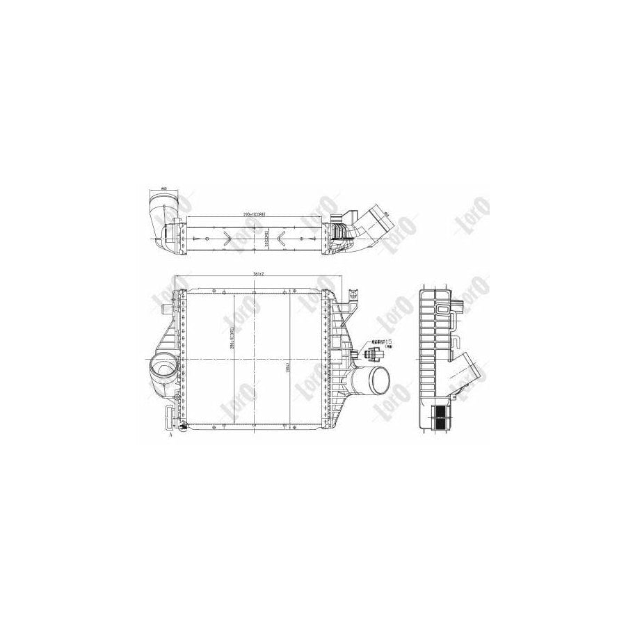 Abakus 0540180015 Intercooler | Duco Car Parts UK