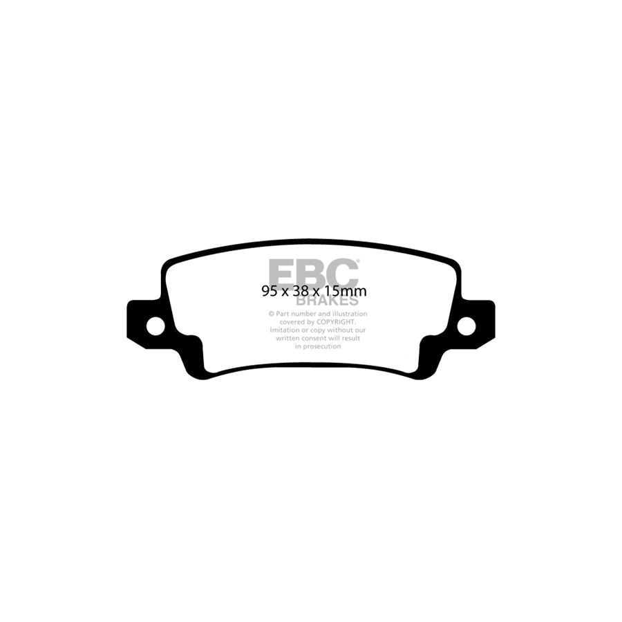 EBC PD13KR400 Toyota Corolla Yellowstuff Rear Brake Pad & GD Disc Kit 2 | Duco Car Parts UK Car Parts