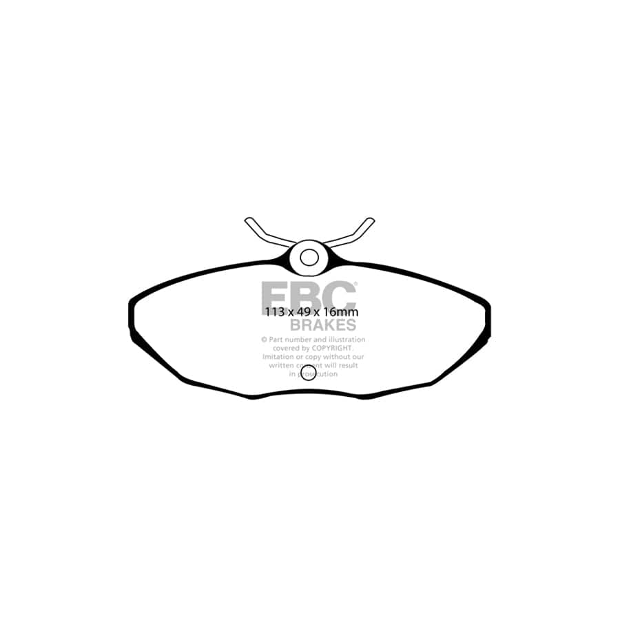 EBC PD12KR124 Jaguar Redstuff Rear Brake Pad & GD Disc Kit - Girling/TRW Caliper (Inc. S-Type, XJ6, XJ8) 2 | Duco Car Parts UK Car Parts