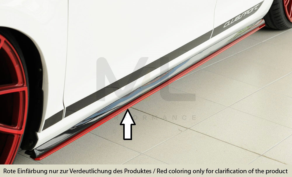 Rieger 00059575 VW R & GTI Clubsport Side Skirt Splitter 7 | Duco Car Parts UK Car Parts