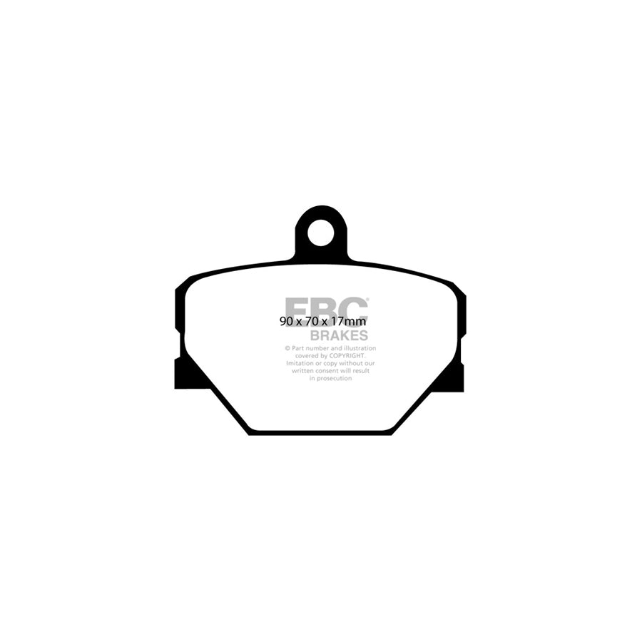 EBC PD11KF316 Smart Greenstuff Front Brake Pad & GD Disc Kit 2 | Duco Car Parts UK Car Parts