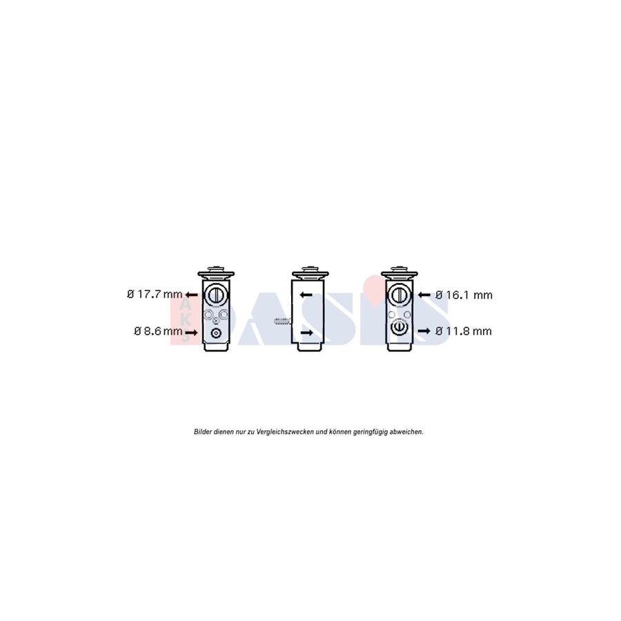 AKS Dasis 840172N Ac Expansion Valve | Duco Car Parts UK
