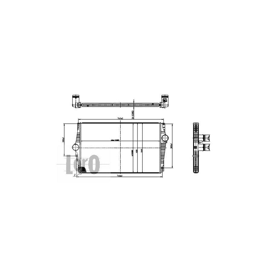 Abakus 0520180003 Intercooler For Volvo Xc90 I (C, 275) | Duco Car Parts UK
