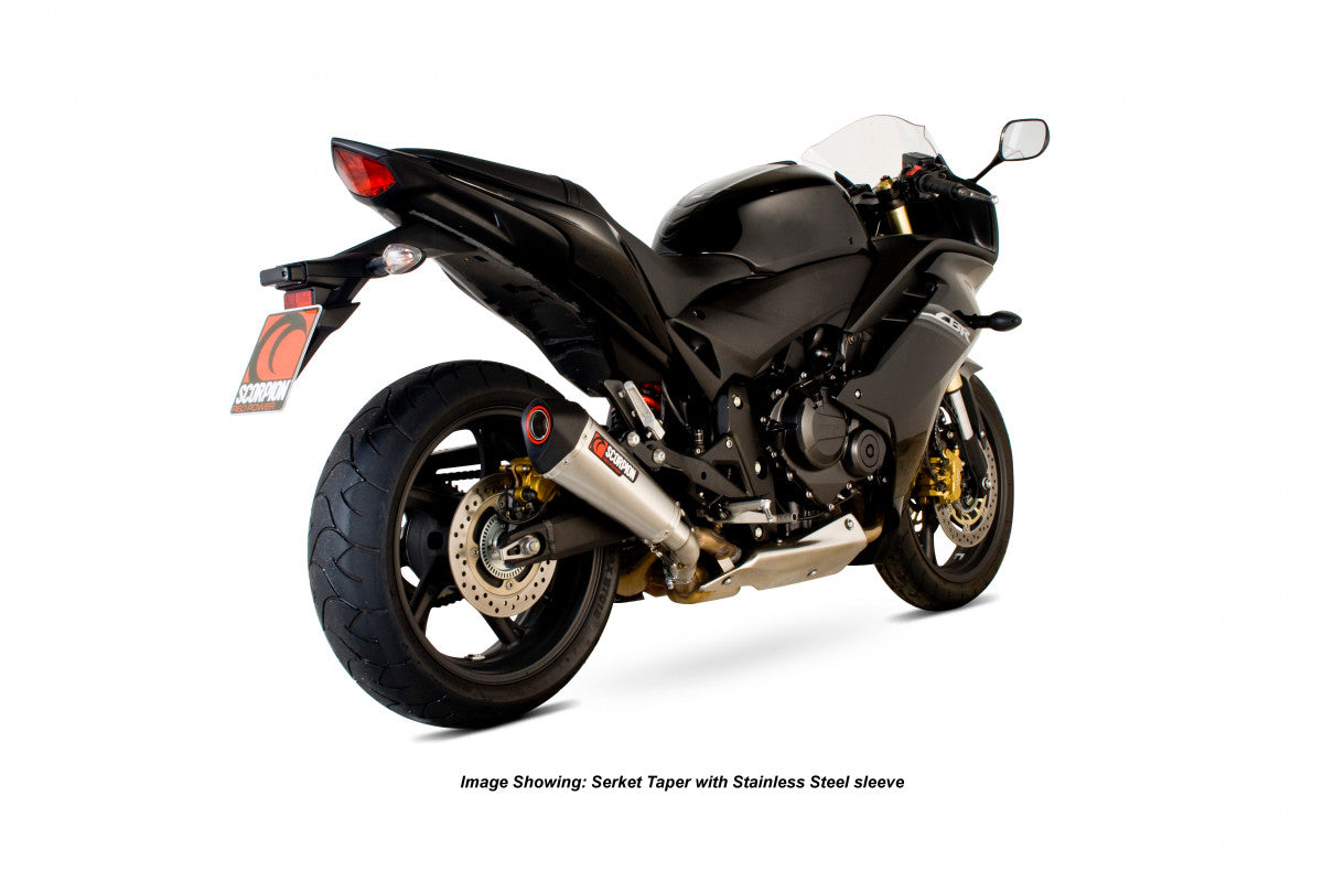 Scorpion RHA153TEO Honda CBR600 F Serket Taper Slip-On - Titanium Sleeve | Duco Car Parts UK UK