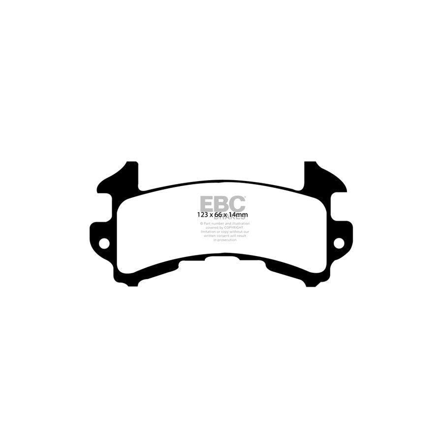 EBC PD13KR137 Chevrolet Pontiac Yellowstuff Rear Brake Pad & GD Disc Kit (Inc. Camaro & Firebird) 2 | Duco Car Parts UK Car Parts